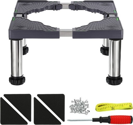 Unique Bargains UniqueBargains4StrongFeetMulti-FunctionalAdjustableMiniFridgeStands9.4\