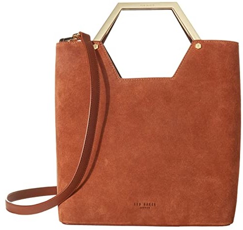 dark tan handbag
