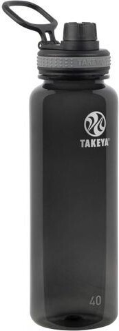WOOJONG Takeya Tritan Sport Water Bottle with Spout Lid - BPA-Free & Dishwasher-Safe Water Bottle - Reusable Bottle with Lid Handle - Simple Leak-Proof...