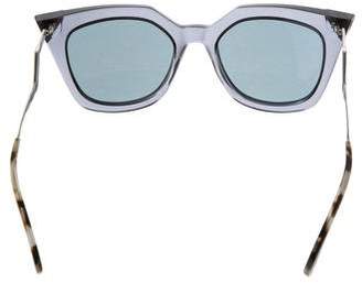 Fendi Mirrored Cat-Eye Sunglasses w/ Tags