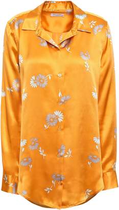 Equipment Essential Floral-print Silk-satin Shirt