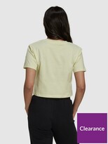 Thumbnail for your product : adidas Tennis-Luxe Cropped Tee - Yellow