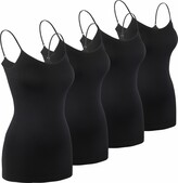 Thumbnail for your product : iLoveSIA Women's 3PACK Cami Tank-Tops Black+White UK 8-10