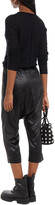 Thumbnail for your product : Rick Owens Cropped Satin Harem Pants