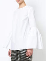 Thumbnail for your product : Monique Lhuillier flare sleeved shirt
