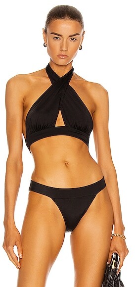 Norma Kamali Halter Bikini Top | ShopStyle
