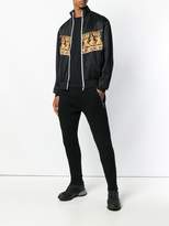 Thumbnail for your product : Versace baroque print zipped sweatshirt
