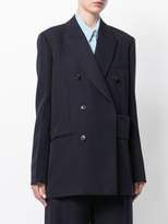 Thumbnail for your product : Victoria Beckham oversized double breasted blazer