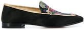 Thumbnail for your product : Fabi Floral Embroidered Loafers