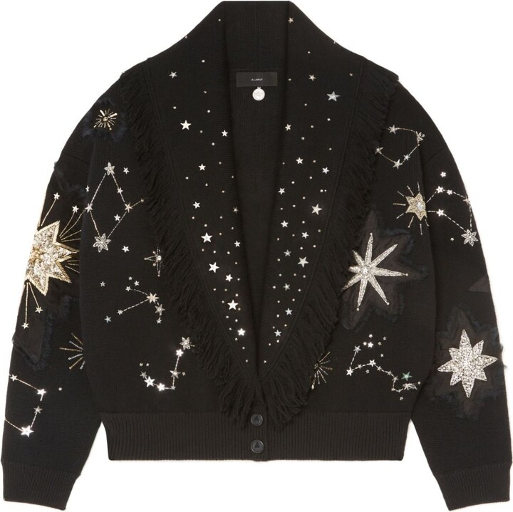 Embroidered Trumpet Cardigan - Ready-to-Wear 1AC34K