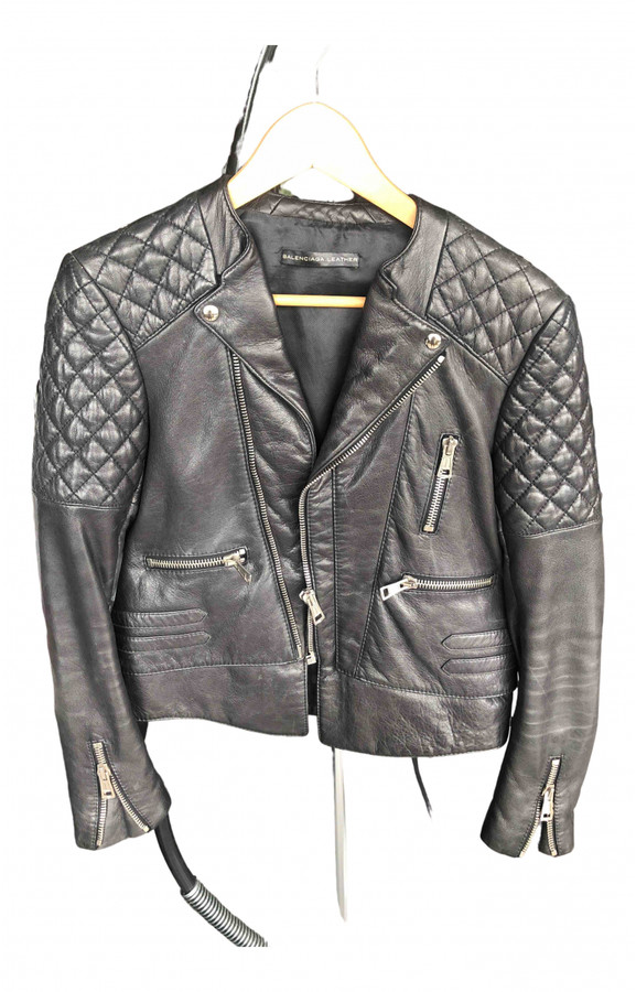 balenciaga biker jacket