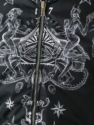 Givenchy tattoo print bomber jacket