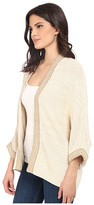 Thumbnail for your product : Brigitte Bailey Jute Tape Embellished Open Cardigan