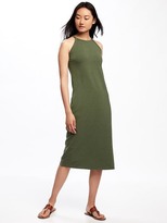 Thumbnail for your product : Old Navy High-Neck Side-Slit Midi Dress for Women