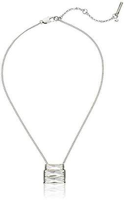 Kenneth Cole New York Sparkled Baguette" Baguette Stone Geometric Pendant Necklace