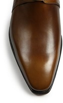 Thumbnail for your product : Corthay Buckle Pullman French Leather Dress Shoes