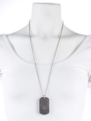 Chrome Hearts Expletive ID Tag Pendant Necklace