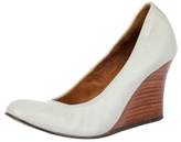 Thumbnail for your product : Lanvin Leather Stacked Wedges
