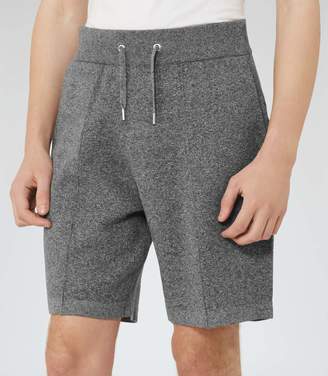 Reiss Arc - Jersey Shorts in Grey Marl