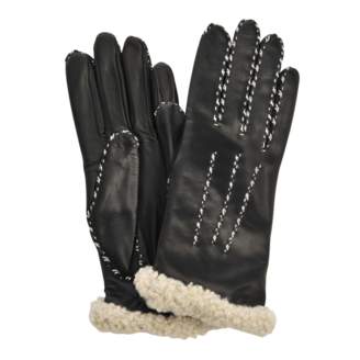 Agnelle Shearling bord 3 ribs gloves