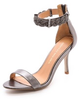 Thumbnail for your product : Badgley Mischka Hawthorne Braided Ankle Strap Sandals