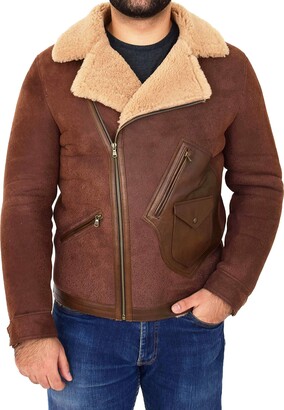 real sheepskin jacket mens
