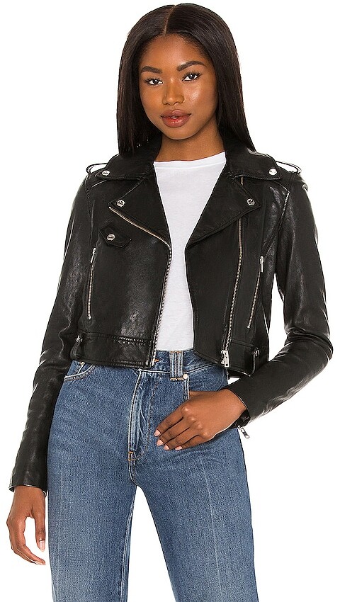 revolve leather jacket