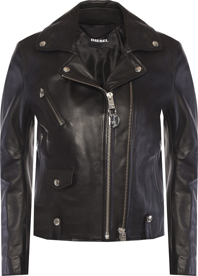 Diesel Women's Leather & Faux Leather Jackets | ShopStyle