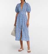 Thumbnail for your product : Poupette St Barth Reine floral midi dress