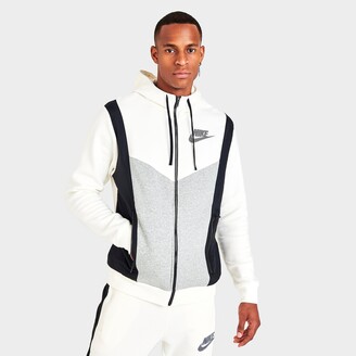 Nike Men's Sportswear Hybrid Full-Zip Fleece Hoodie - ShopStyle