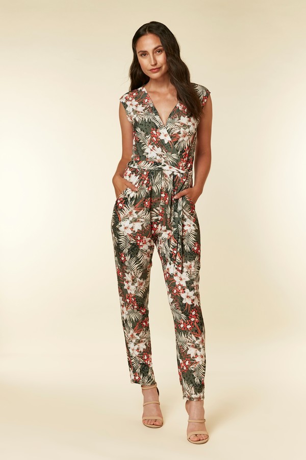 wallis khaki jumpsuit