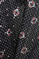 Thumbnail for your product : Veronica Beard Shirred Printed Silk-voile Shirt