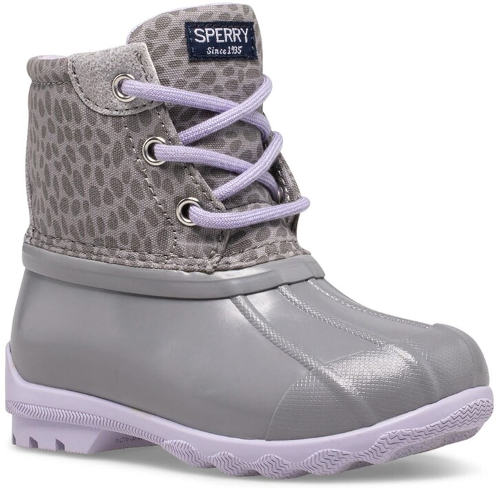 leopard print childrens boots