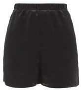 Thumbnail for your product : Ludovic de Saint Sernin Silk-satin Shorts - Black