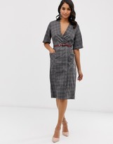 Thumbnail for your product : Closet London Closet belted wrap dress