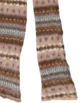 Thumbnail for your product : Marc by Marc Jacobs Patterned Knit Scarf Tan Patterned Knit Scarf