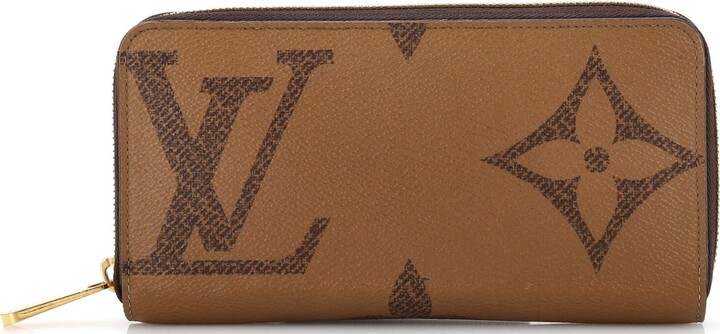 Louis Vuitton 2011 Pre-owned Damier Ebene ILLUSTRE Zippy Long Wallet - Brown
