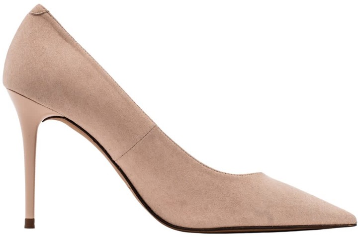 nude court shoes