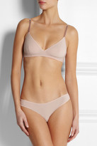 Thumbnail for your product : Bodas Smooth Tactel® soft-cup bralet