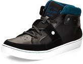 Thumbnail for your product : Penguin 1803 Penguin After Hours Leather & Mesh Sneaker, Black