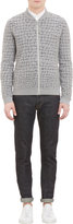 Thumbnail for your product : Barneys New York Textured Croc-Pattern Baseball Jacket
