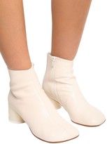 Thumbnail for your product : MM6 MAISON MARGIELA 50mm Leather Ankle Boots
