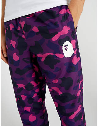 A Bathing Ape Camouflage-print relaxed-fit shell jogging bottoms