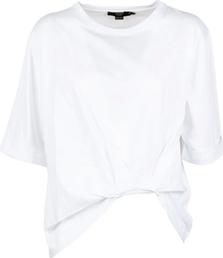Seventy short-slevee knotted T-shirt