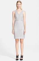 Thumbnail for your product : Yigal Azrouel Leather Trim Eyelet Organza Dress
