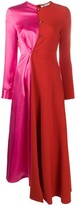 Thumbnail for your product : Ports 1961 Bi-Colour Cinched Waist Midi Dress