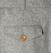 Thumbnail for your product : Oliver Spencer Grey Woven-Silk Suit Trousers