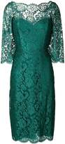 Thumbnail for your product : Rhea Costa floral lace pattern midi dress