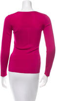 Thumbnail for your product : Tom Ford Long Sleeve Scoop Neck Top