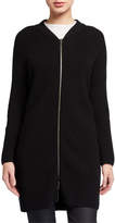 Thumbnail for your product : Eileen Fisher Merino Wool Zip-Front Long Cardigan